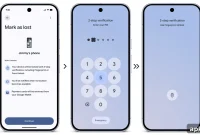 Find Hub Mark as Lost Requires Biometric Unlock, Hides Quick Panel