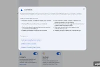 Gemini App Adds Google Contacts Integration
