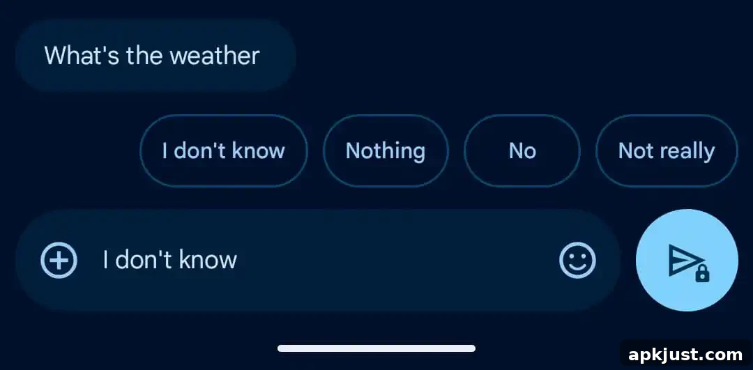 Smart Reply placed into draft field