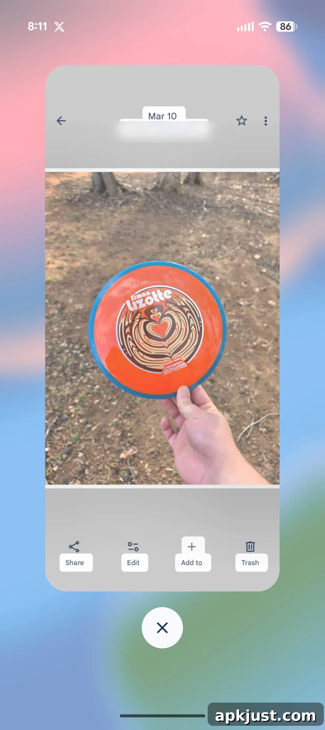 Screenshot showing new Select behavior after Android 16 QPR3 update