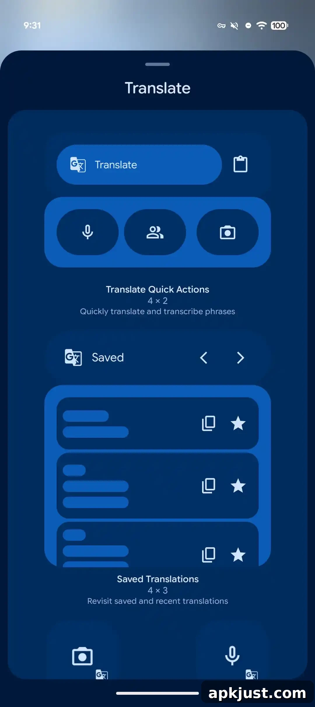 Old Google Translate widgets