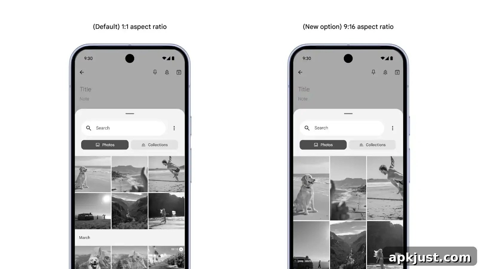 Photo picker customization