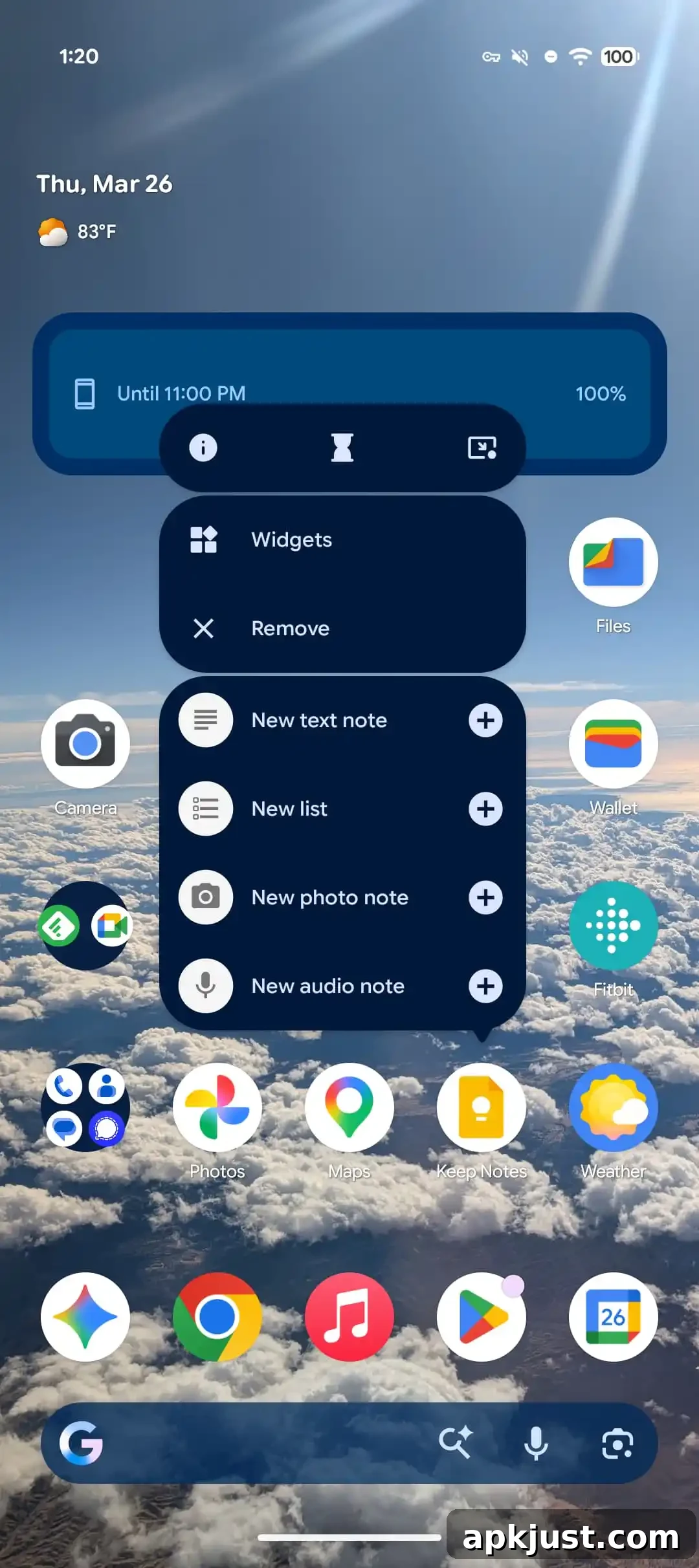 App bubbles example 1