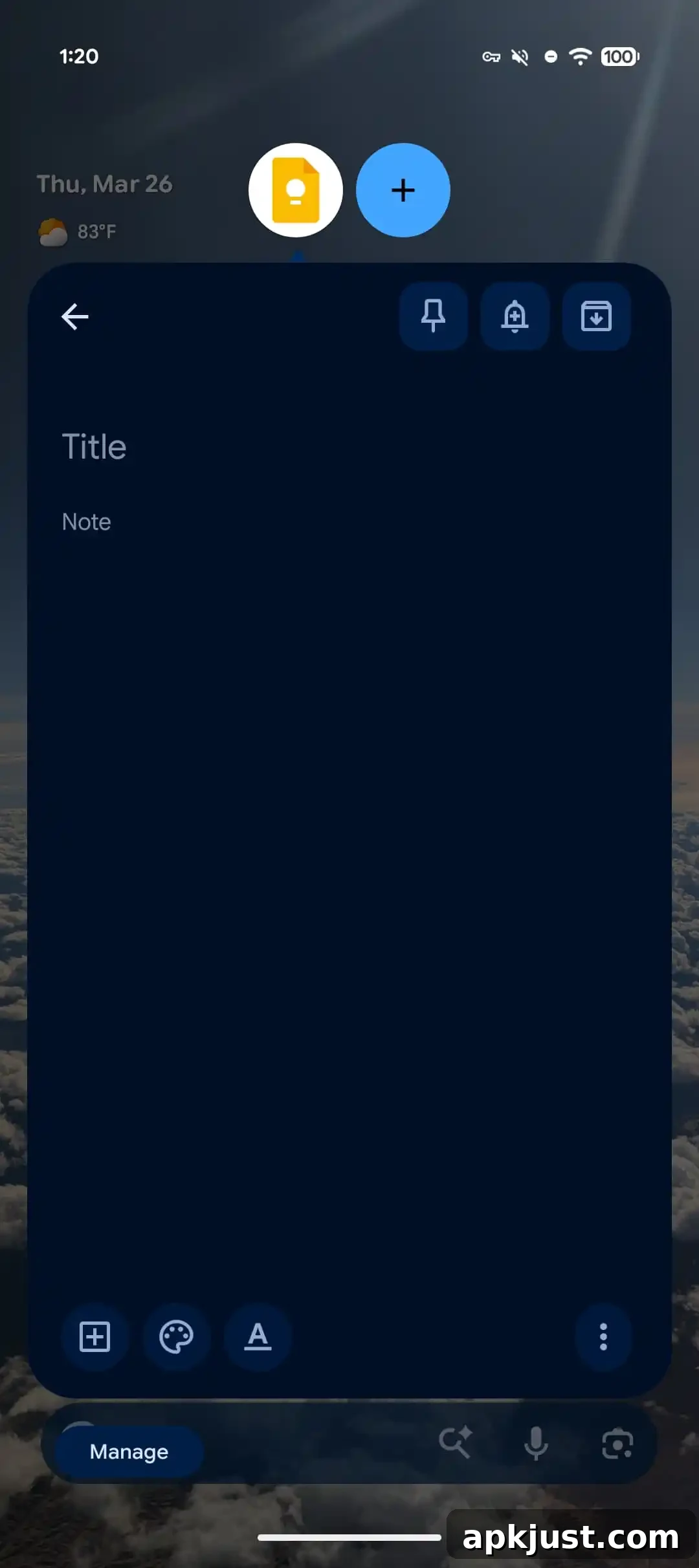 App bubbles example 2