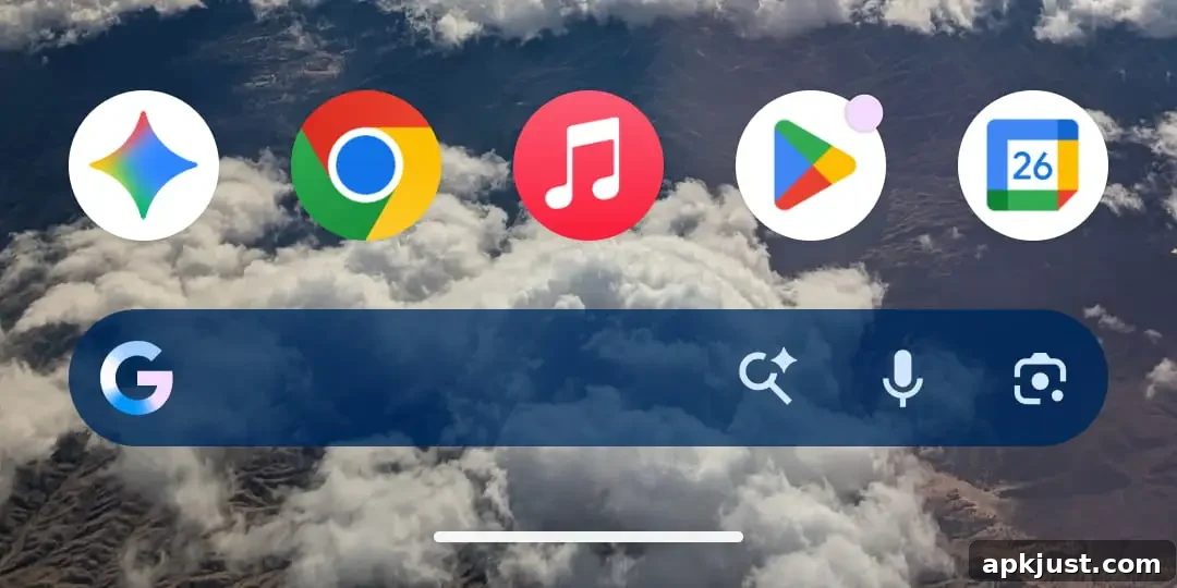 Pixel Launcher search bar