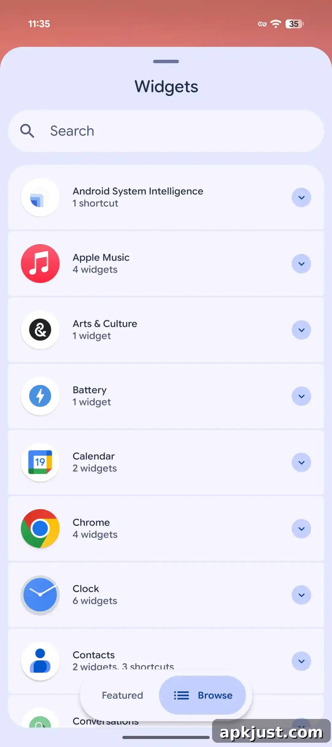 Android 17 Beta 2 widgets