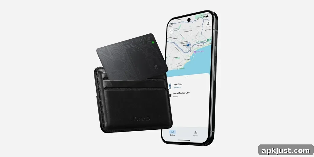 Nomad Tracking Card Air front view