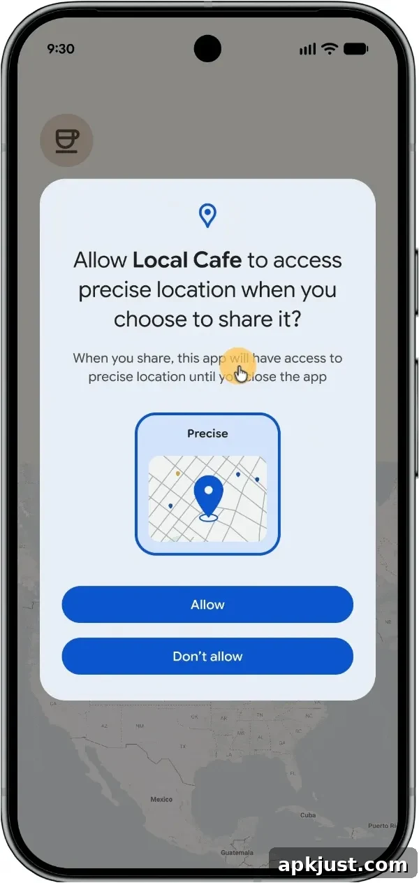 Android 17 Adds Location Button and Enhanced Approximate Privacy 3 Android 17 location button screenshot 2