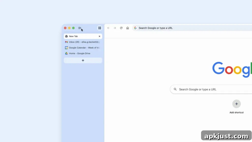 Chrome vertical tabs screenshot 2