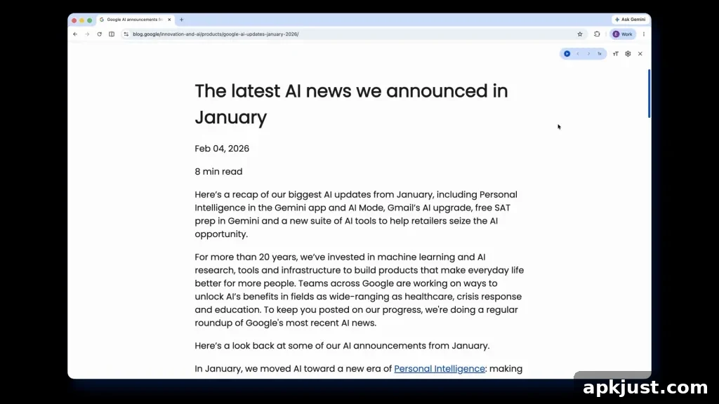 Chrome reading mode screenshot 2