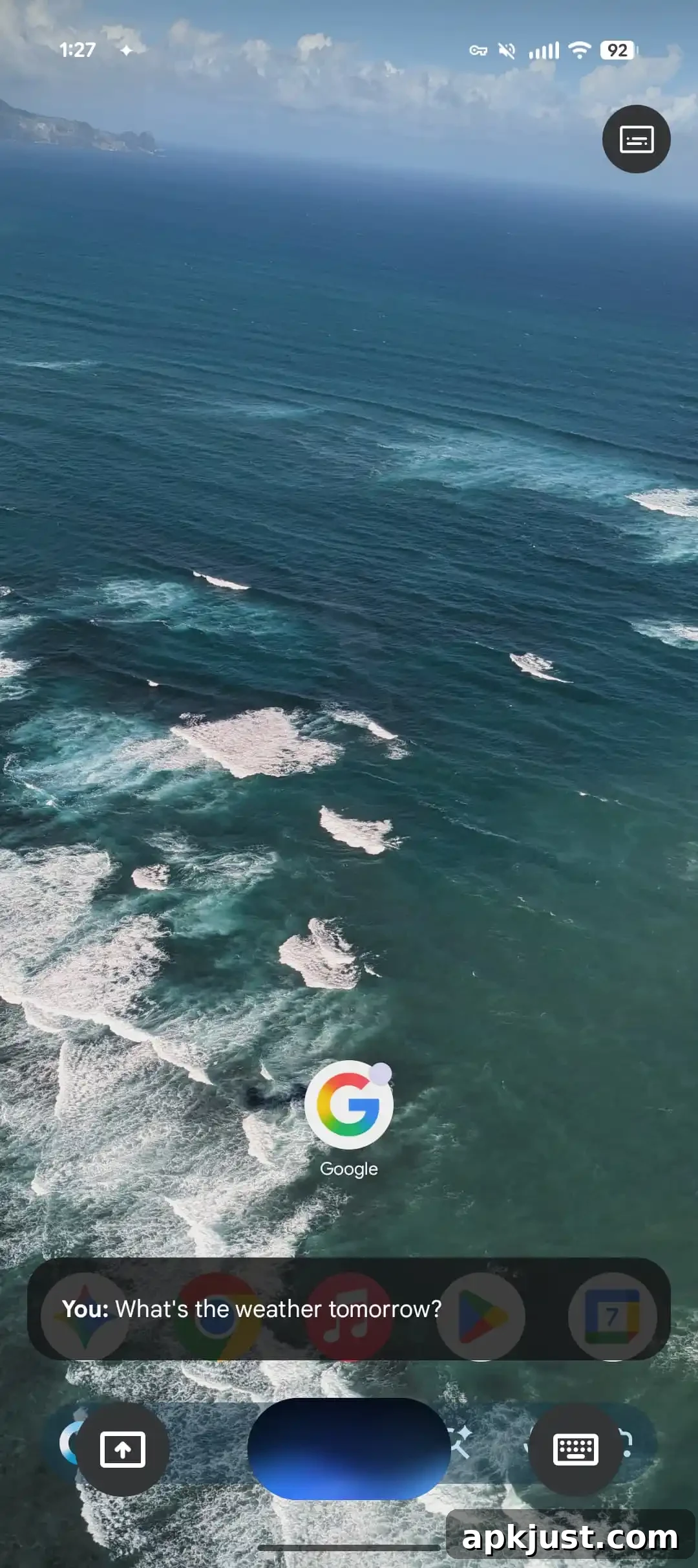 Gemini Live floating overlay screenshot 1