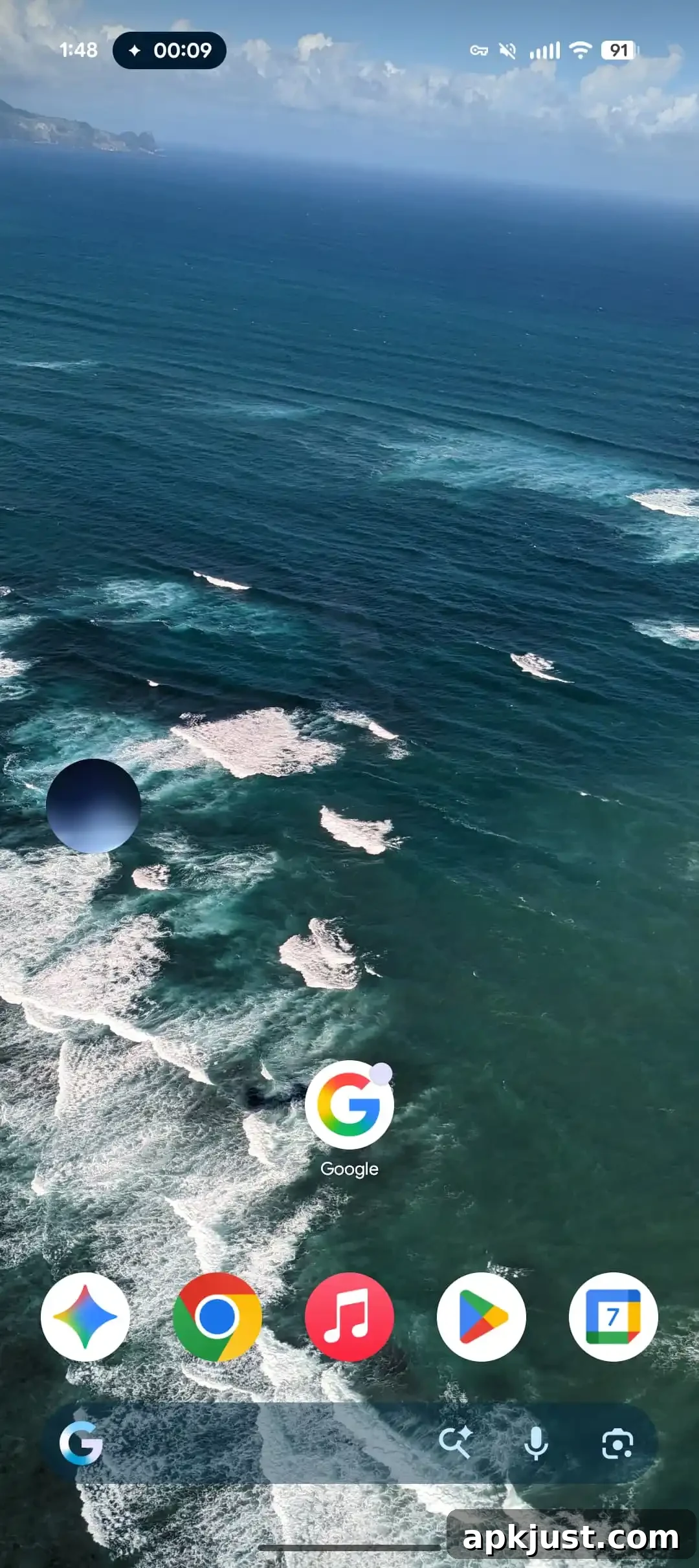 Gemini Live floating overlay screenshot 2