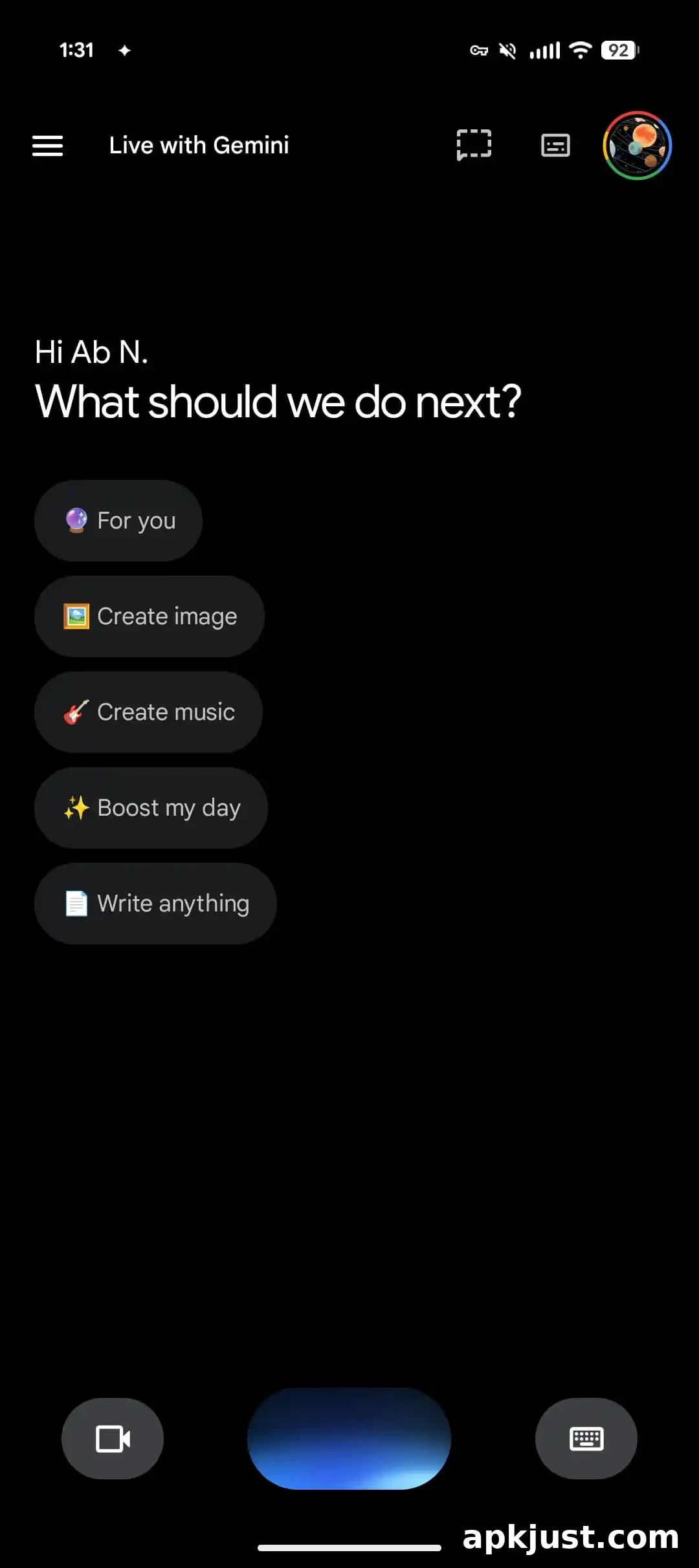 Gemini Live floating overlay screenshot 3