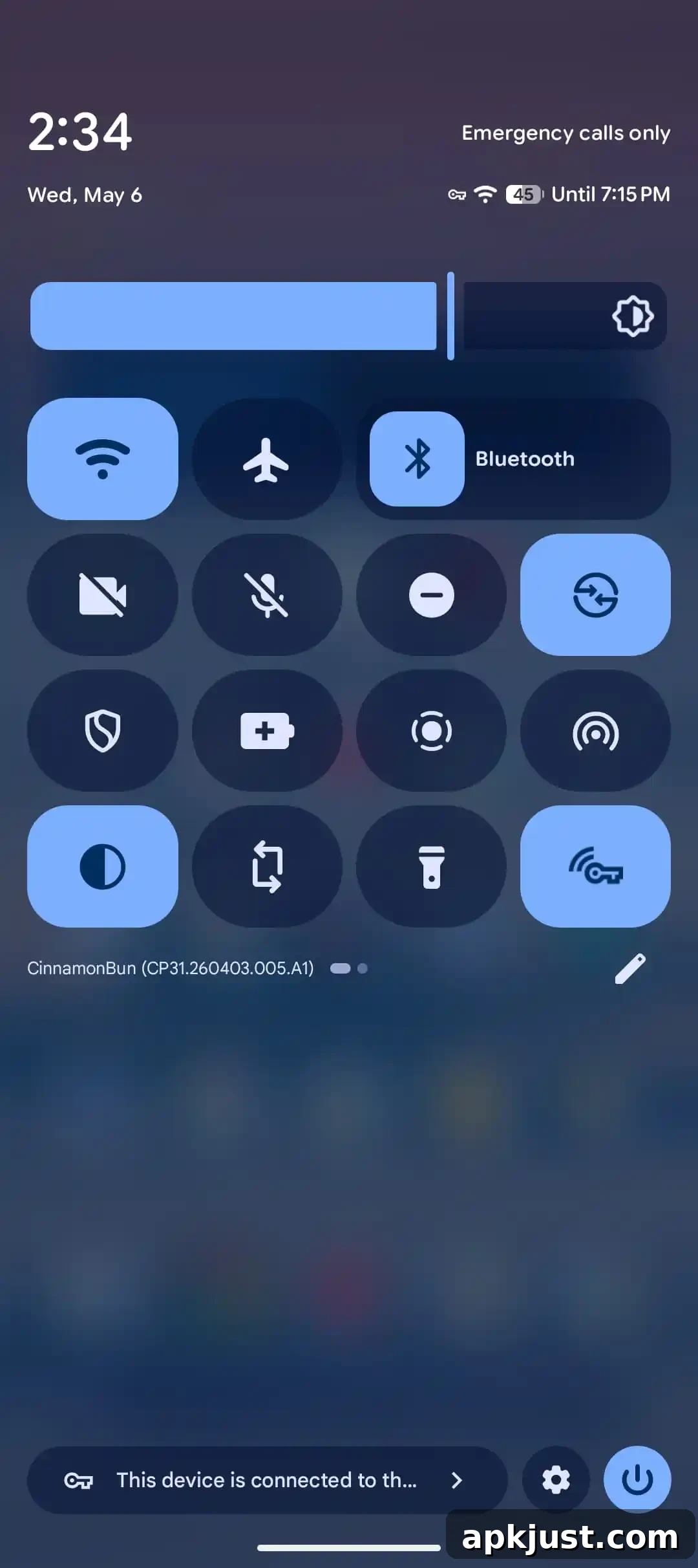 Quick Settings edit icon Beta 2