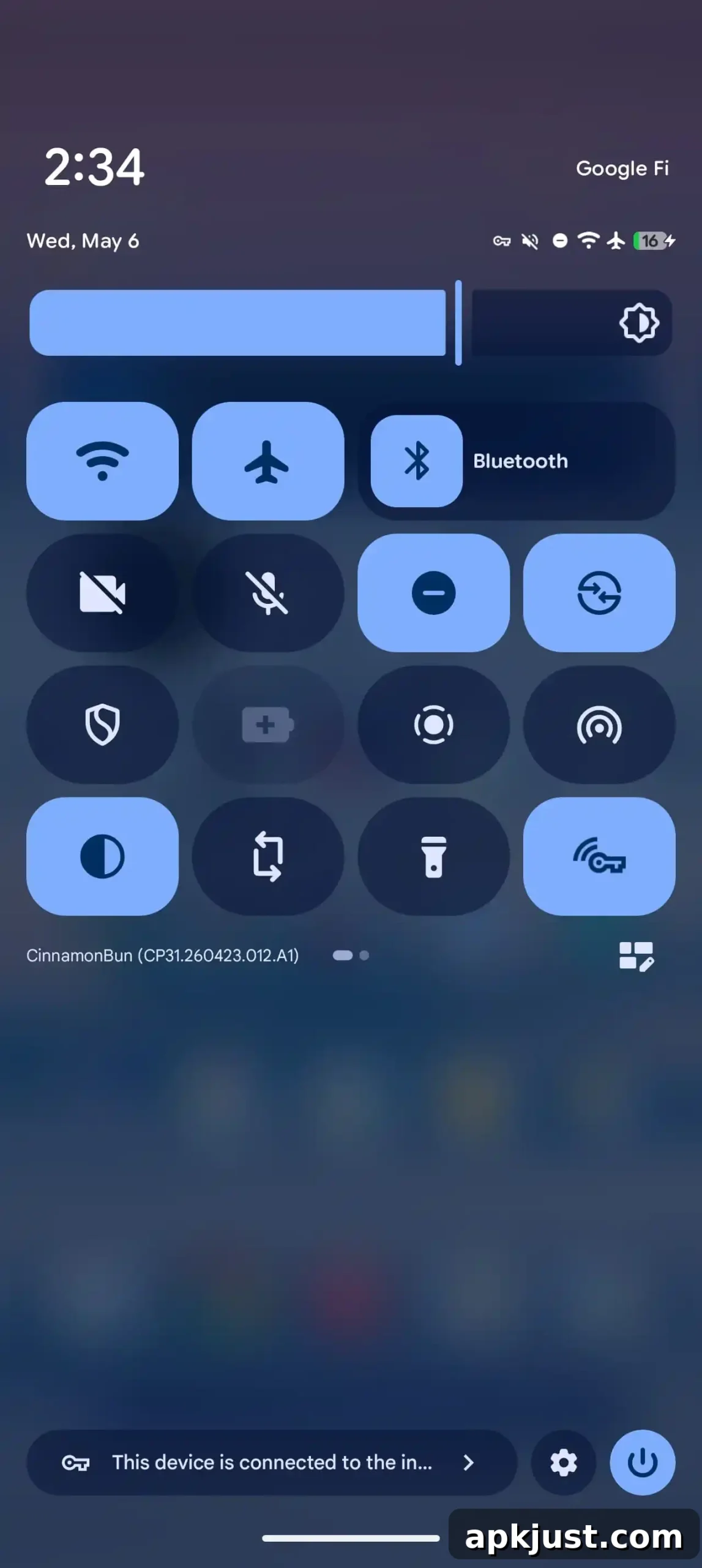 Quick Settings edit icon Beta 1