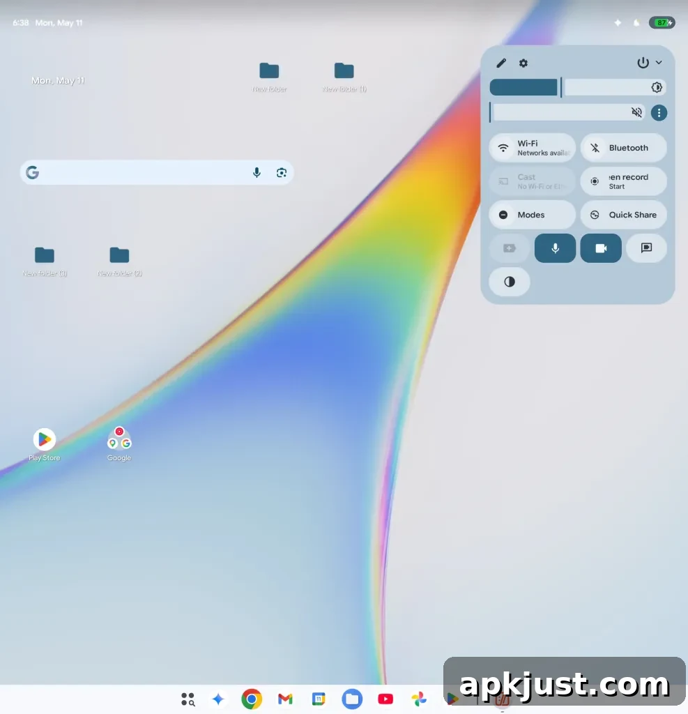 AluminiumOS screenshot 1