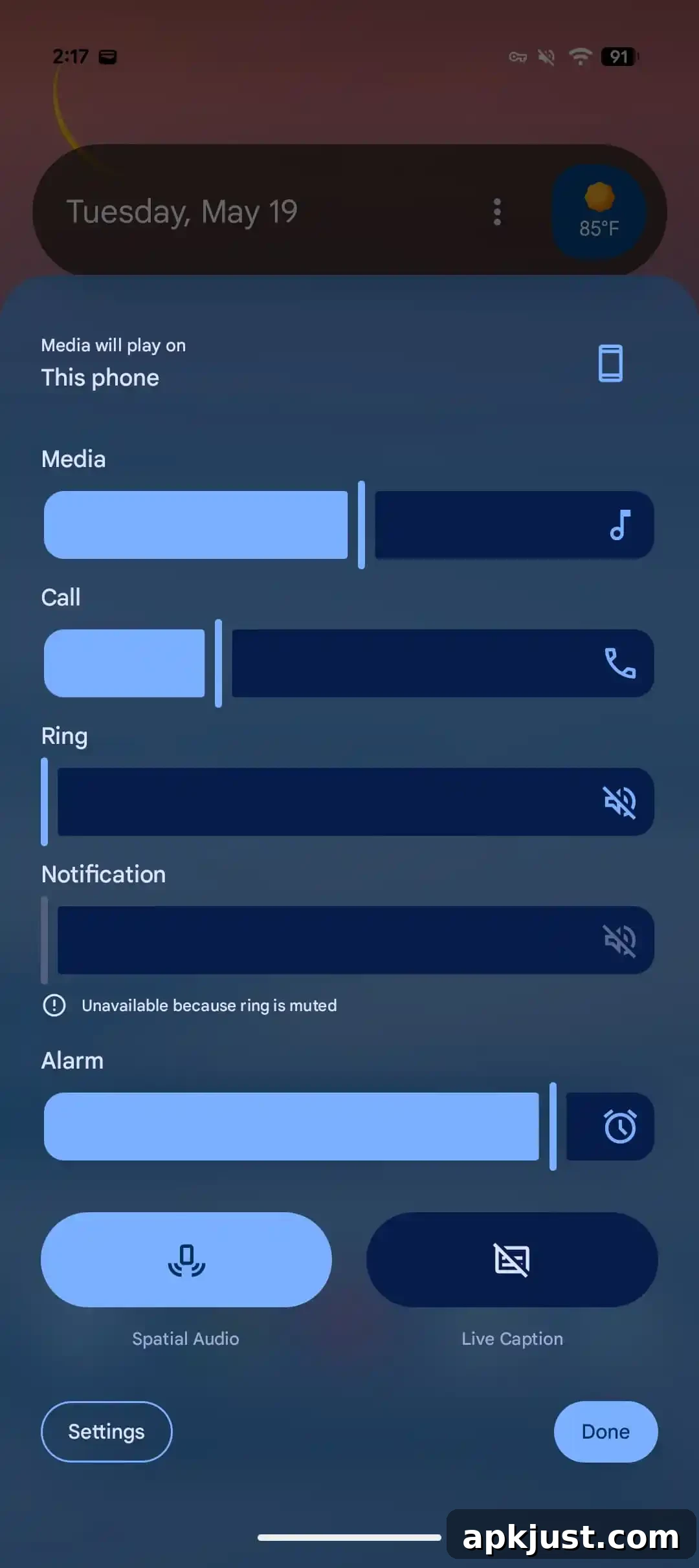 System blur example 2