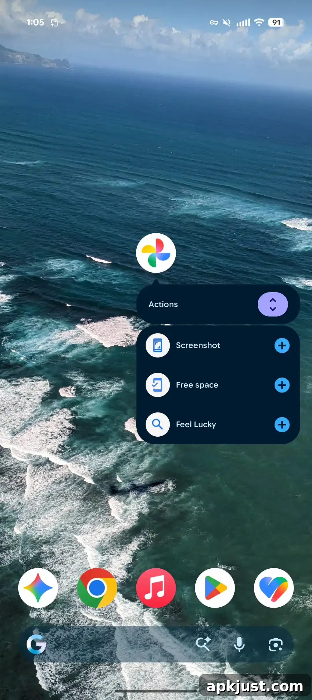 Android 17 QPR1 Beta 3 app menu variation