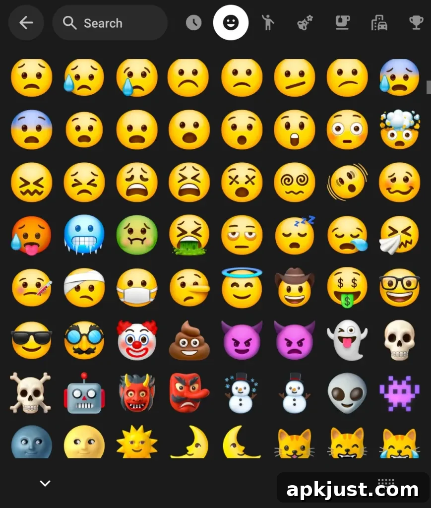 Google 3D emoji preview 3