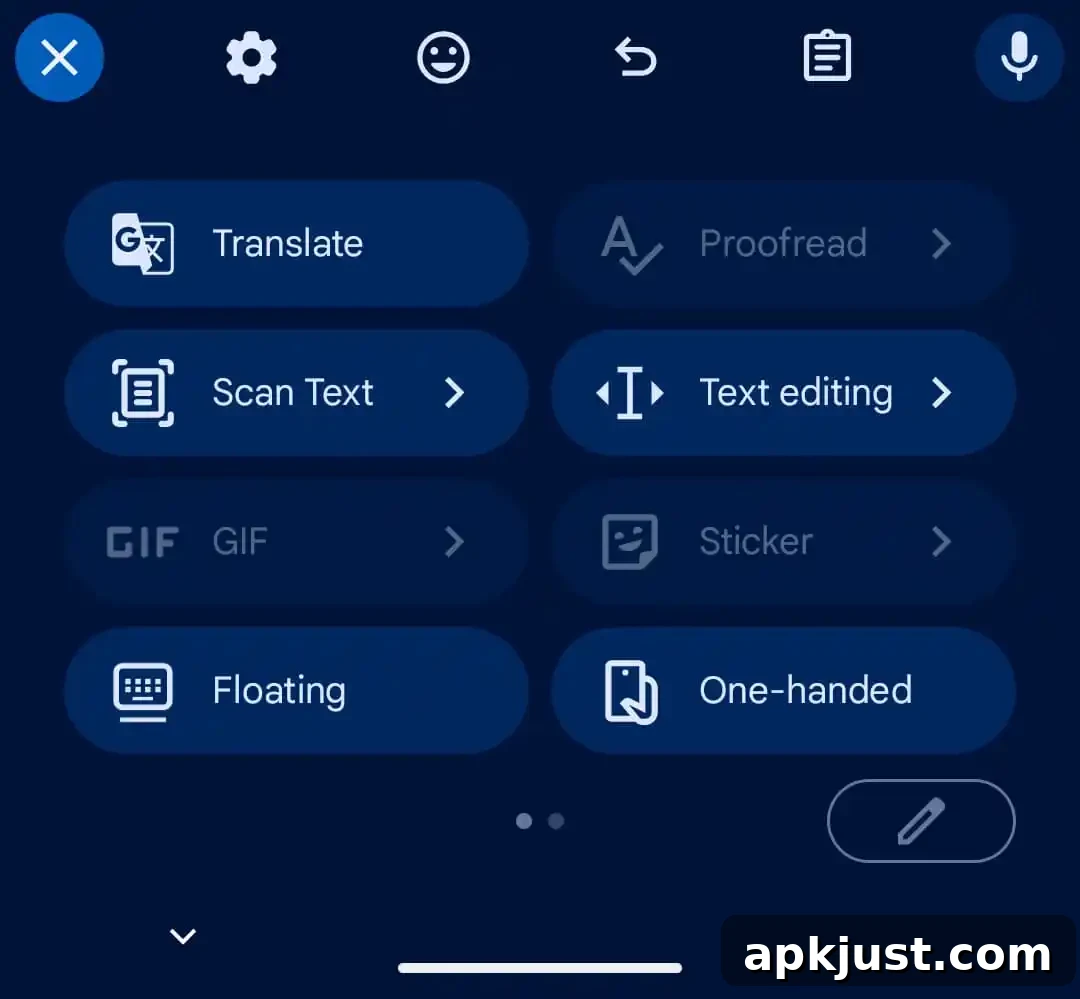 Gboard M3 Expressive shortcuts new