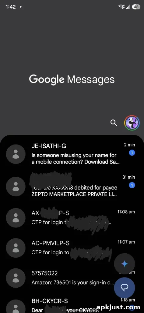 Comparison showing different dark mode hues after One UI 8.5 update