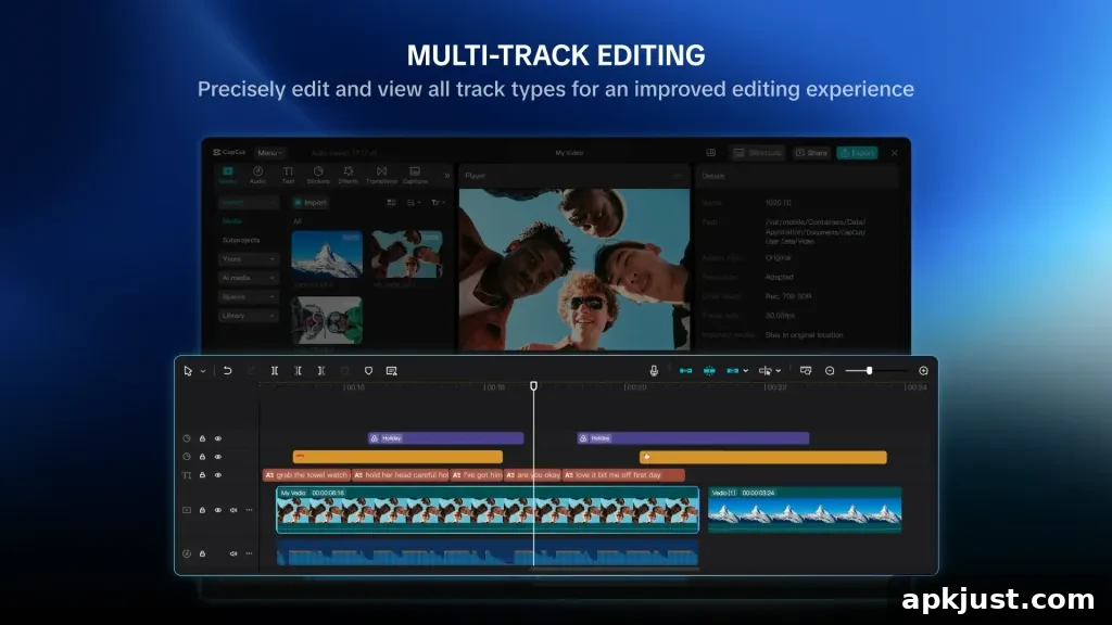 CapCut Pad interface screenshot 1