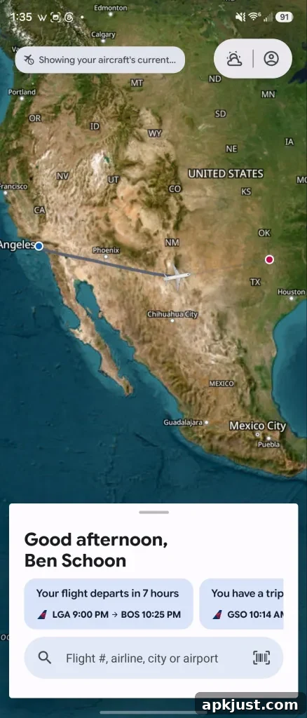 Aviate app screenshot 1