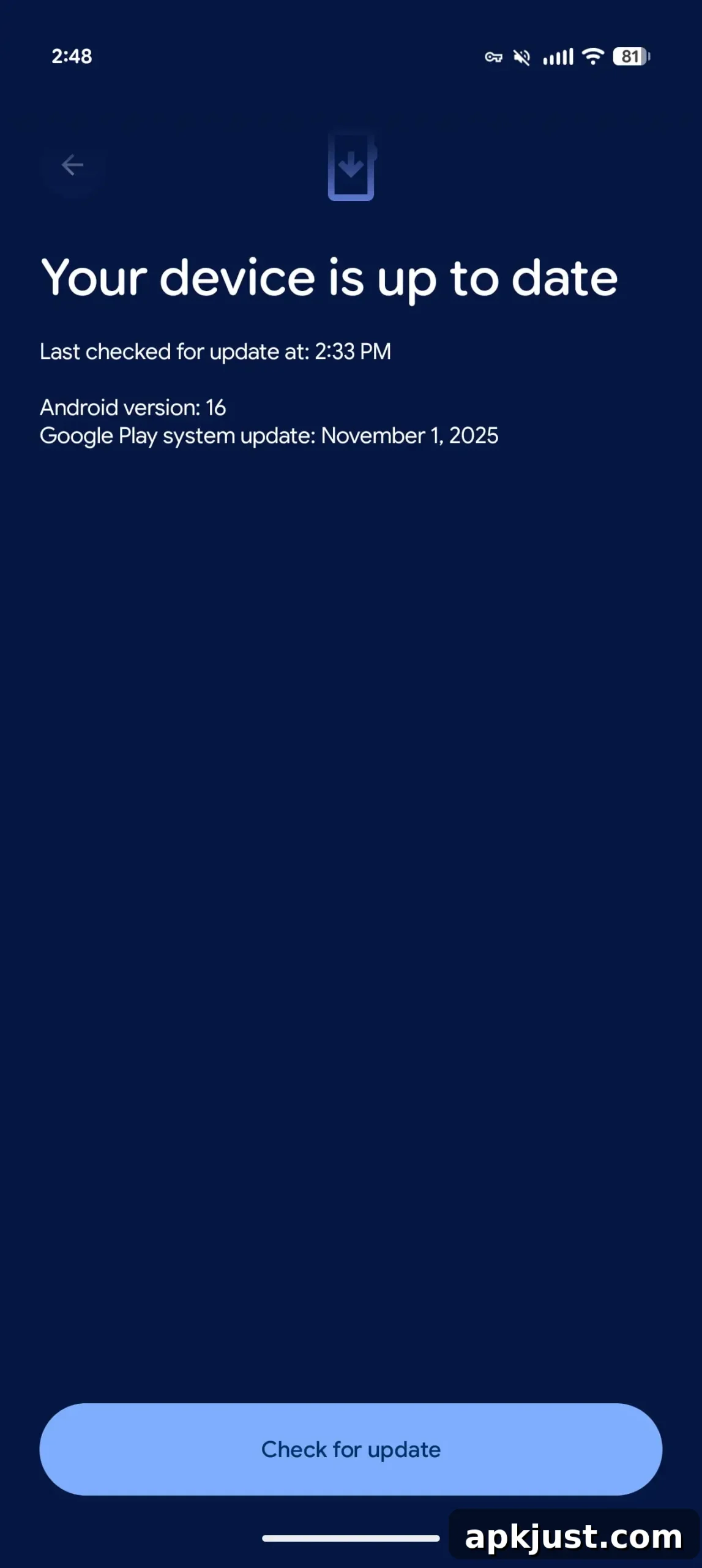 Google System Updates screenshot 1