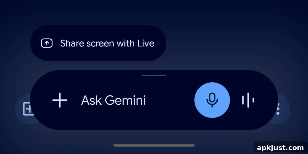 Gemini overlay with Dynamic Color