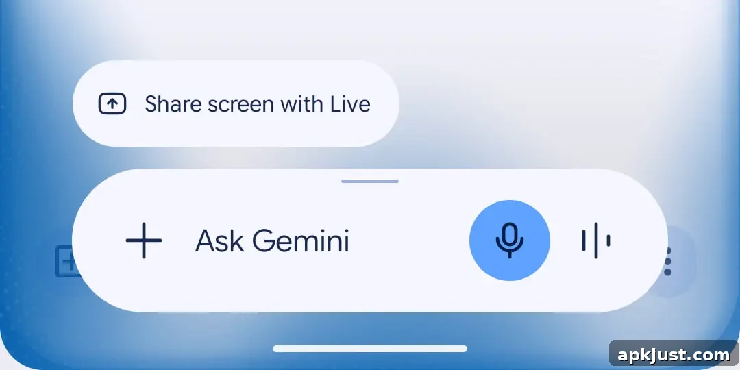 Gemini overlay with Dynamic Color example