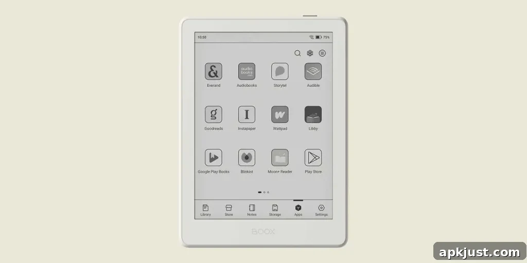 Boox Go 6 Gen II back view