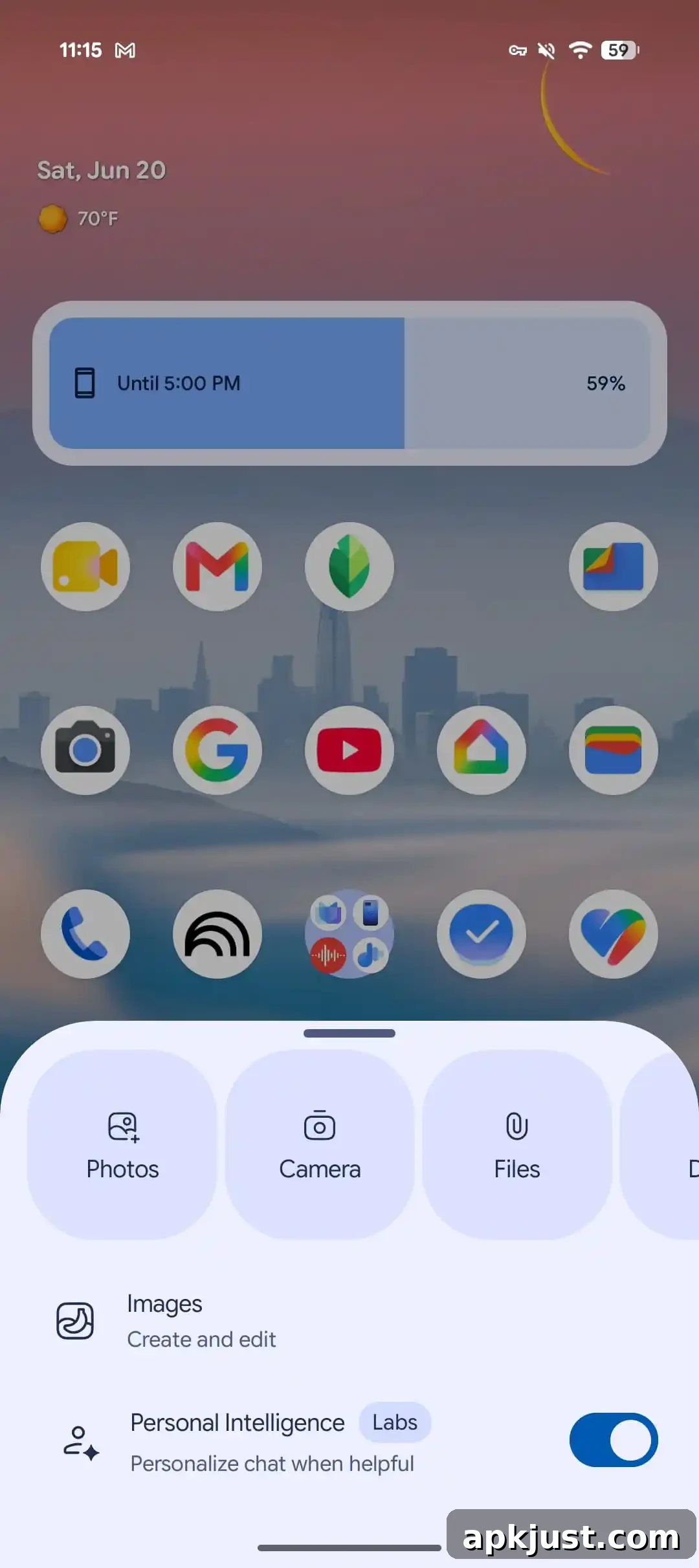 Gemini overlay before update