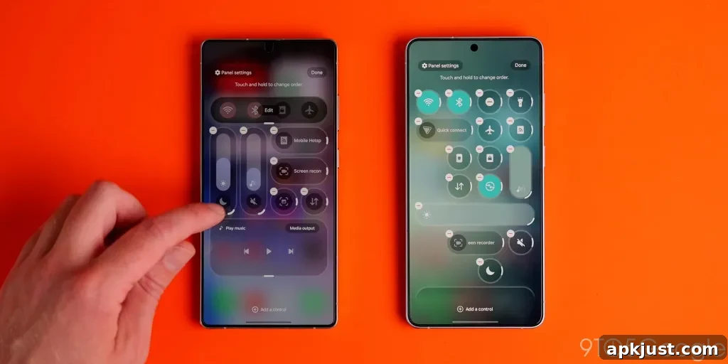 One UI 9 quick settings