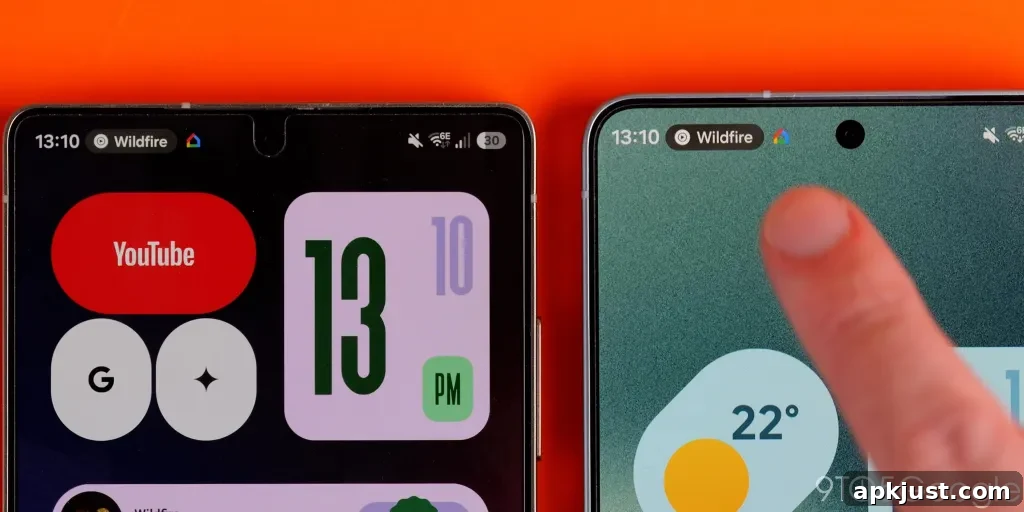 One UI 9 status bar