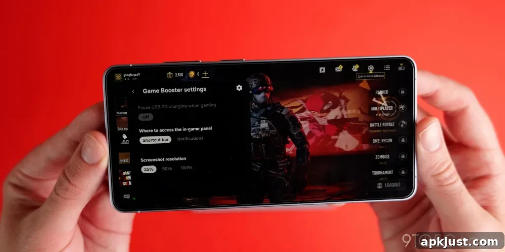 One UI 9 game booster