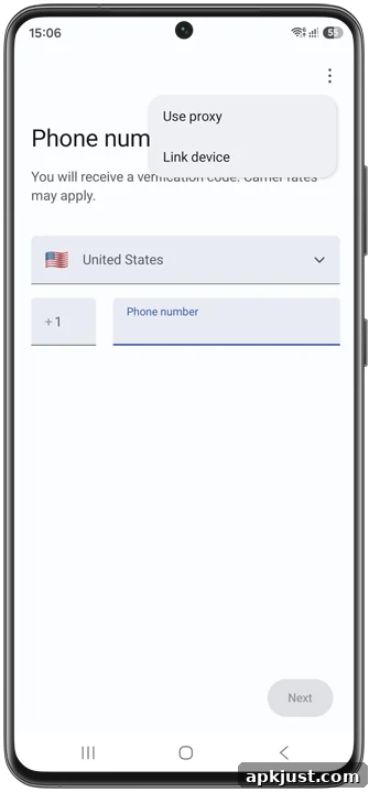 Signal link device screenshot 1