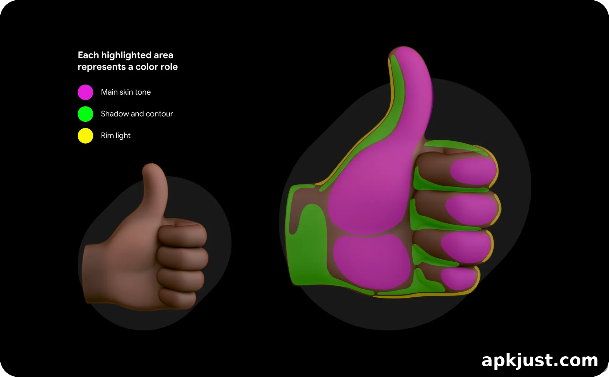 Google 3D emoji examples