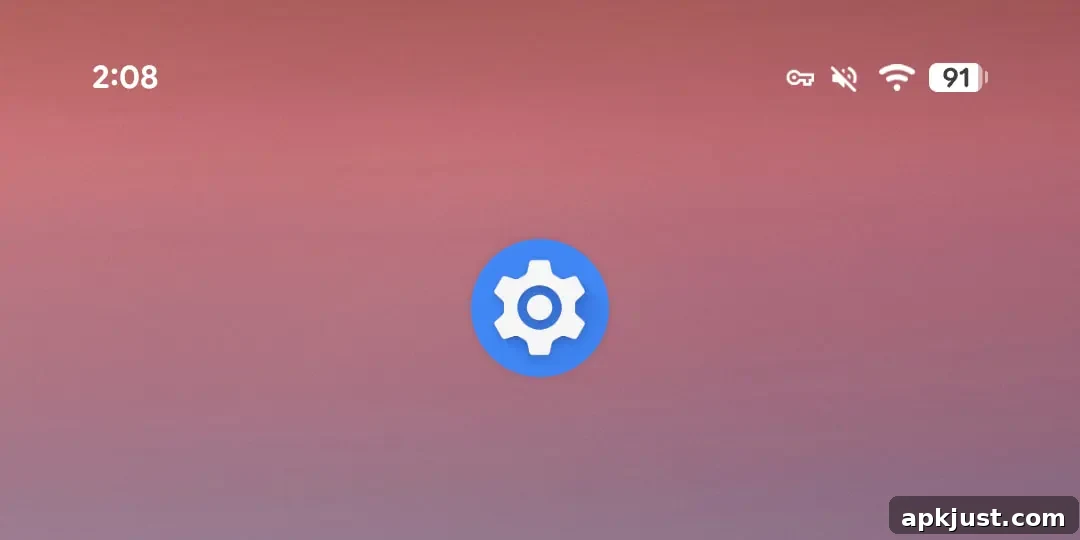 Android 17 QPR2 Beta 1 Settings icon