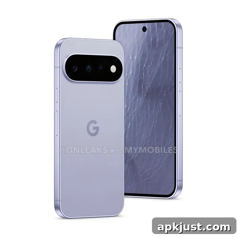 Pixel 11 front and back angle, sand/dune color