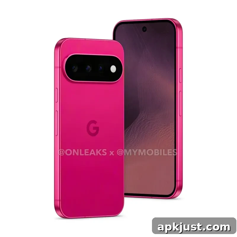 Pixel 11 side profile in copper-like finish