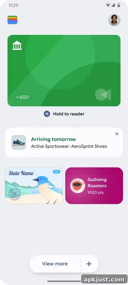 Google Wallet order tracking screenshot 1