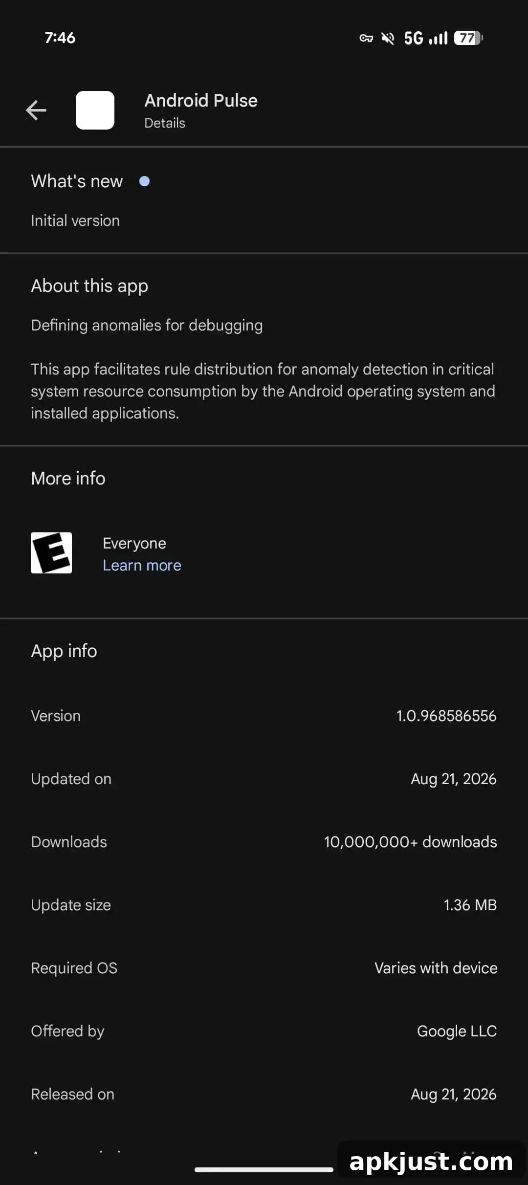 Android Pulse Play Store screenshot 2