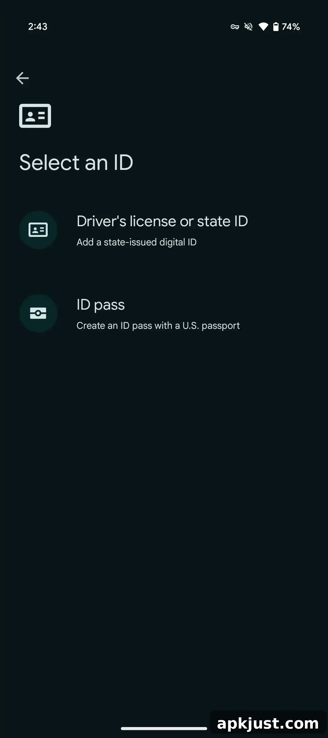 Google Wallet state IDs