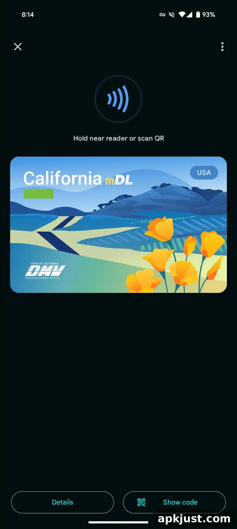 Google Wallet ID California