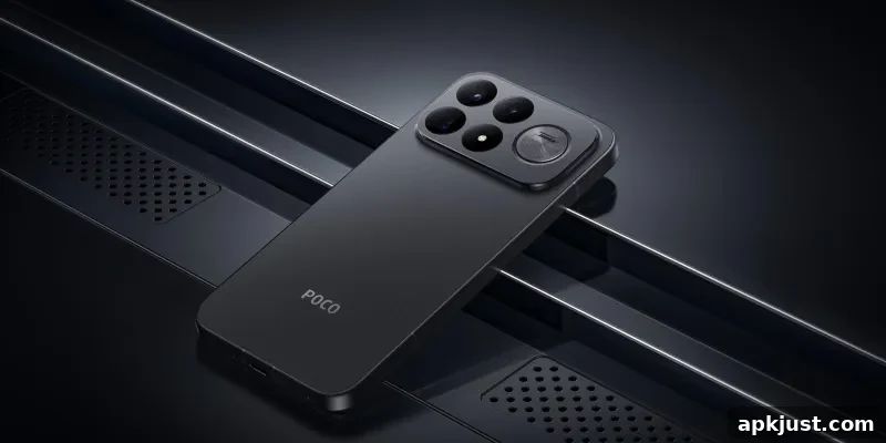 Poco F9 series front and back view