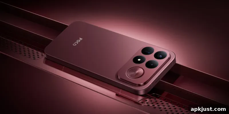 Poco F9 series angled view