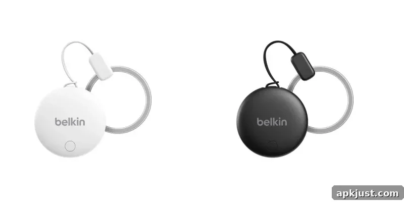 Belkin SureFind trackers front view