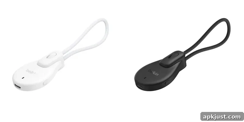 Belkin SureFind trackers back view