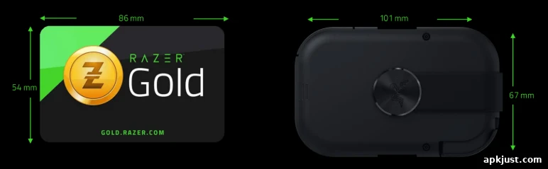 Razer Prio folded and unfolded