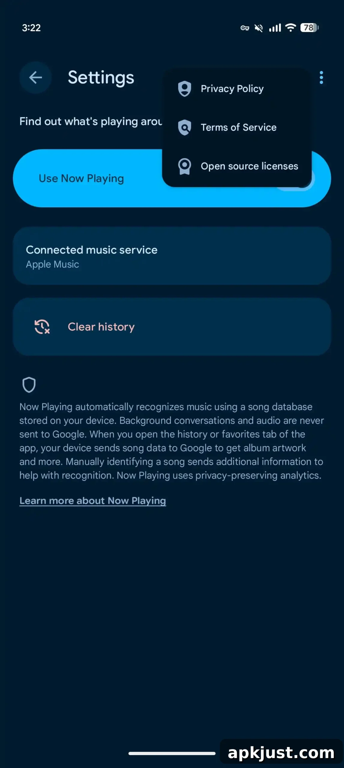 Pixel Now Playing updated interface screenshot 2